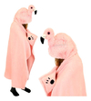 Manta Polar Flamenco Noxxiez 1.3m X 1m Para Niños