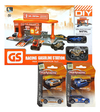 Estacion De Servicio Parking + 2 Majorette Metal Outlet en internet