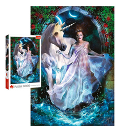 Puzzle Rompecabezas 1000 Piezas Trefl Unicornio Arte Scarlet