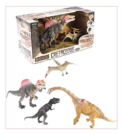 Dinosaurio Set X4 Unidades Articulados Original Scarlet Kids - Scarlet Kids - Tienda de Personajes