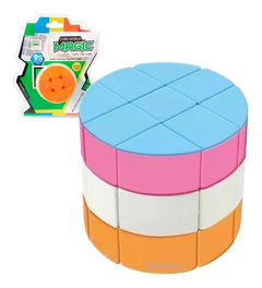 Cubo Magico Cilindro 3x3 Juego Mesa Magic Cubo Magic Scarlet