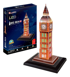 Puzzle 3d Luces Led Cubic Fun Rompecabezas Elige Tu Modelo