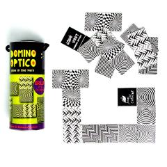 DOMINO OPTICO Domino fluorescente de ilusiones Opticas