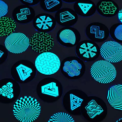 MEMO ¿QUE VES CUANDO VES? FLUO Juego de Memoria Fluorescente con ilusiones ópticas. De 6 a 99 años. niños y adultos - comprar online