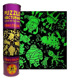 Puzzle Monstruos ROMPECABEZAS fluorescente 81 Piezas - comprar online
