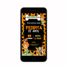 Convite Digital - Pedrita Flintstones - comprar online