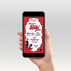 Convite Digital - Ladybug