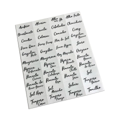 EtIquetas Transparente para Temperos 2 - clasydesign