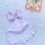 Pijama Babadinho branco com renda bicolor - comprar online