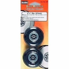 Roda de borracha Low Bounce Treaded 2-1/4" (57 mm) par dub225t - comprar online