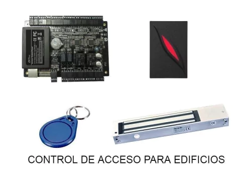 CONTROL DE ACCESO PARA EDIFICIOS CON CERRADURA MAGNETICA