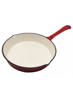 SARTEN VONNE DE HIERRO ESMAL ROJO 25CM CCN059