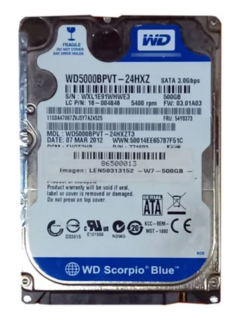 DISCO DURO INTERNO 500GB WD/TOSHIBA/HGST 2.5" (USADO)