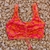 TOP FRUNCE FLORES ORANGE