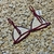 TRIANGULO FIJO PRINT BORDO - comprar online