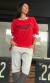 BUZO RUSTICO - ROJO - MOXMO CUSTOMIZED - ROPA CON IMPRONTA ROCKERA