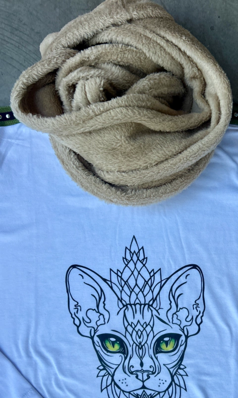 BUFANDA PIEL - MOXMO CUSTOMIZED - ROPA CON IMPRONTA ROCKERA