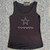MUSCULOSA NEGRA - ESTRELLA + CASCADA DE ESTRELLAS