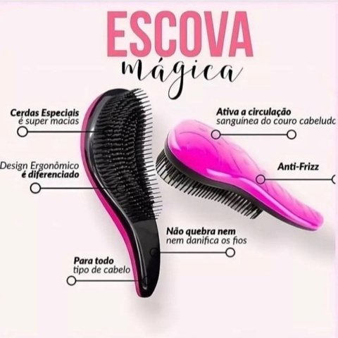 Escova Mágica cabelo