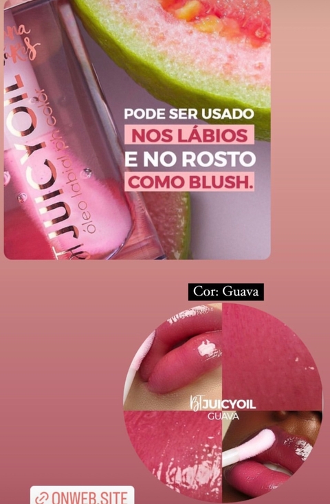 Oleo Labial Bruna Tavares Juicy oil