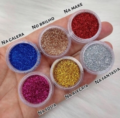 kit c/ 6 Glitter Face Beautiful Se Joga