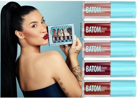Batom Liq Boca Rosa coleção todo dia
