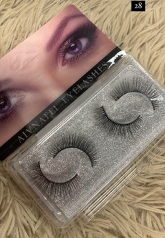 Cartela 2 pares Cílios Ruby Anjo - Make Beauty