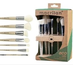 Kit Pincel Macrilan ECO 7 Pincéis sk100