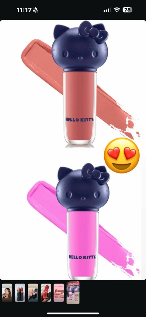 kit 2 Blush Líquido Bruna Tavares Hello Kitty - comprar online
