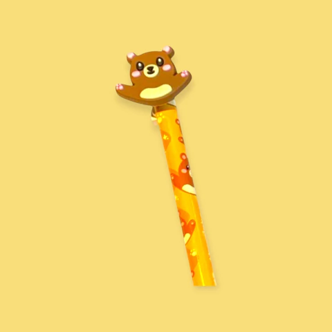 Lápis Grafite com Topper Abracinho Holic Fofurices - Joana Flor®️Livraria e Papelaria | Brinquedos Educativos