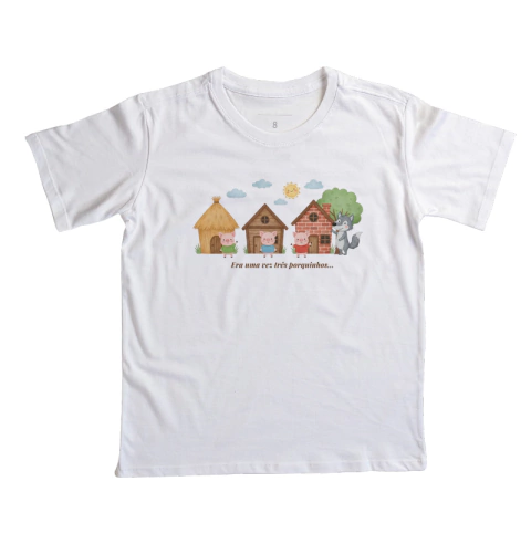 Imagem do Camisa infantil Três Porquinhos