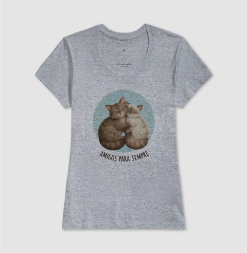 Camisa Amigos - Joana Flor®️Livraria e Papelaria | Brinquedos Educativos