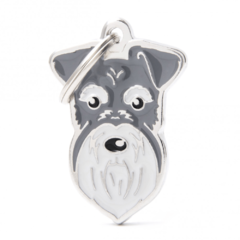 Chapita My Family Colección MY FRIENDS SCHNAUZER - comprar online