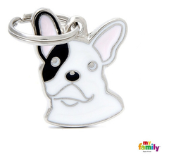 Chapita My Family Colección MY FRIENDS FRENCH BULLDOG - PAM * Peek and Miis - Boutique Mascotera-*