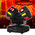 2 Bolas Locas 4 en 1 Beam Láser RG Strobo Gobos Dmx Dj Disco