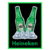 Letrero Acrílico Cerveza Heineken LED Luminoso Bar Discoteca Karaoke