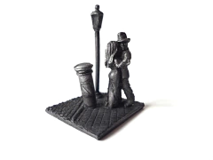 Miniatura Tango Metal Adorno Bailarines