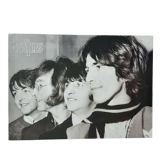 Poster The Beatles En FilaJohn Lennon Paul Ringo Laminas Musica
