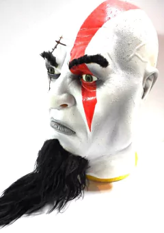 Mascara Kratos God Of War Latex Disfraz Cosplay - comprar online