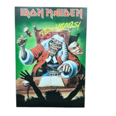 Poster Iron Maiden Ten Years Lamina Musica Rock Heavy Metal