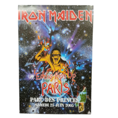 Poster Iron Maiden Eddie Rips Up Paris Lamina Musica Rock Heavy Metal