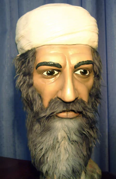 Mascara Bin Laden Latex Disfraz Cosplay