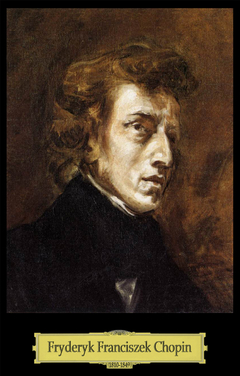 Poster Lamina Fryderyk Franciszek Chopin Musica Clasica