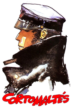 Póster Lamina Corto Maltes Perfil