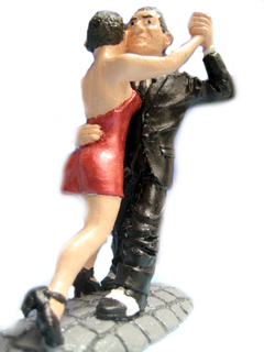 Bailarines Tango Resina Milonga Danza Argentina Pareja Baile - Mordortoys Store