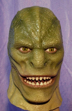 Mascara Lizardmen Hombre Lagarto Latex Disfraz Cosplay