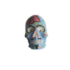 Calaca Craneo Estilo Mexicano Resina Adorno Deco Diseño Skul - comprar online