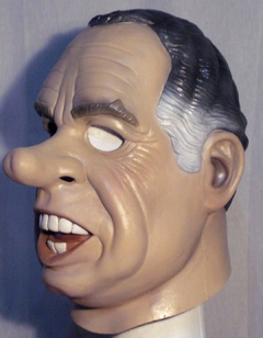 Mascara Richard Nixon Presidente EE UU Pelicula Punto Limite Latex Disfraz - comprar online