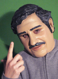 Mascara Pablo Escobar El Patron Latex Disfraz - Mordortoys Store