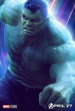 Poster Hulk Avengers Infinity War Vengadores